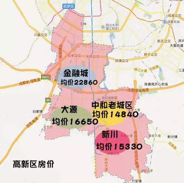 不可思議!成都5月房價(jià)地圖出爐,限購后成都人更想買房了